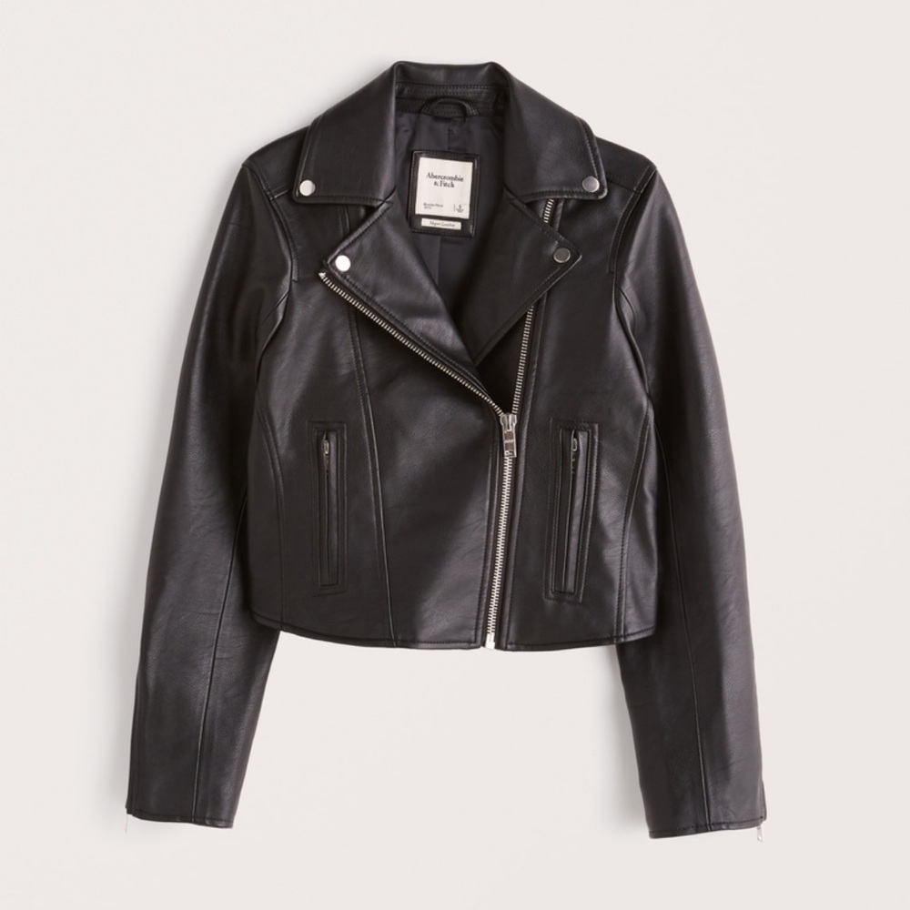 *NWT* Abercrombie Vegan Leather Jacket